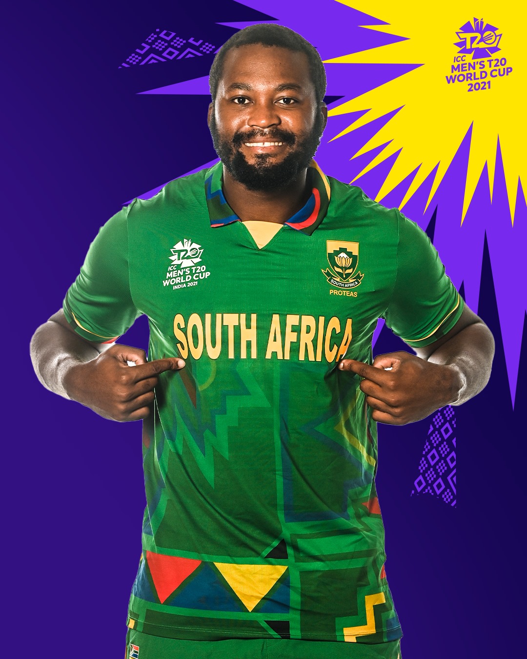 South African Team Jersey for T20 World Cup 2021