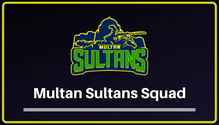 PSL Multan Sultans Team Squad