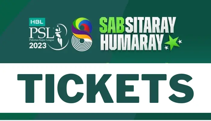 PSL Tickets 2023 Online Booking