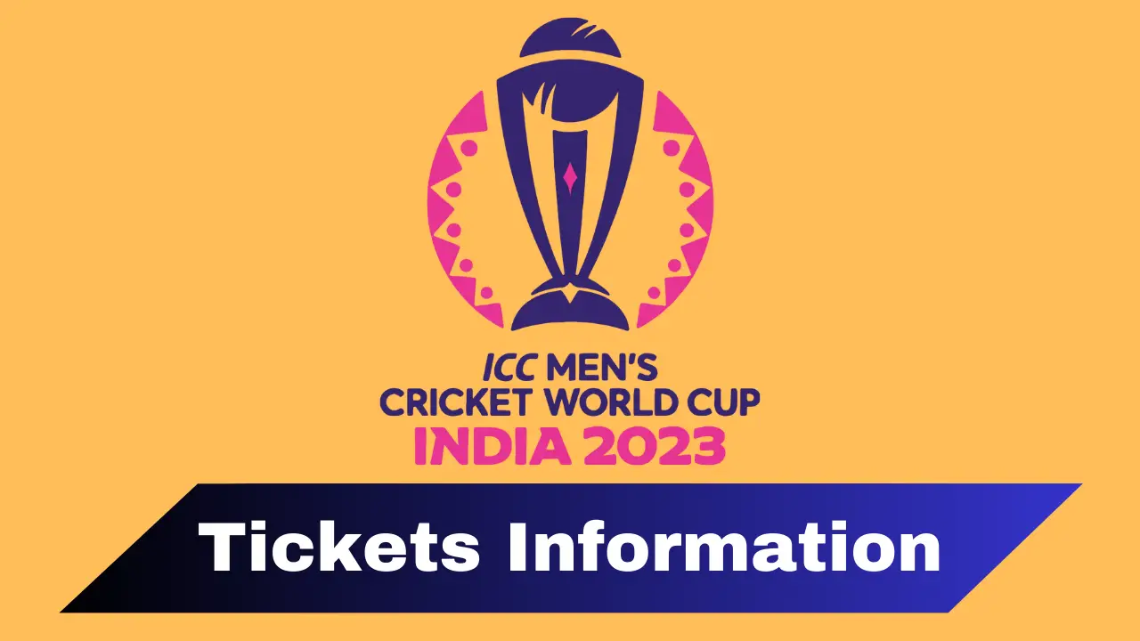 Cricket World Cup 2023 Tickets